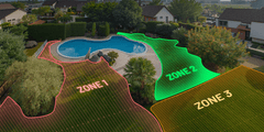 Mammotion LUBA 2 AWD 10000X (2.5 acres) Perimeter Wire Free Robot Lawn Mower - Cutting Height: S Version 1.0"-2.7"