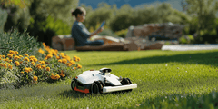 Mammotion LUBA 2 AWD 10000X (2.5 acres) Perimeter Wire Free Robot Lawn Mower - Cutting Height: S Version 1.0"-2.7"