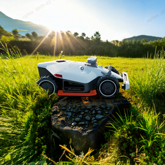 Mammotion LUBA 2 AWD 10000X (2.5 acres) Perimeter Wire Free Robot Lawn Mower - Cutting Height: S Version 1.0"-2.7"