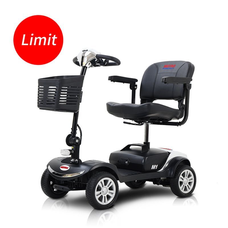 Metro Mobility M1 Chrome Limited Edition Mobility Scooter - W42935579