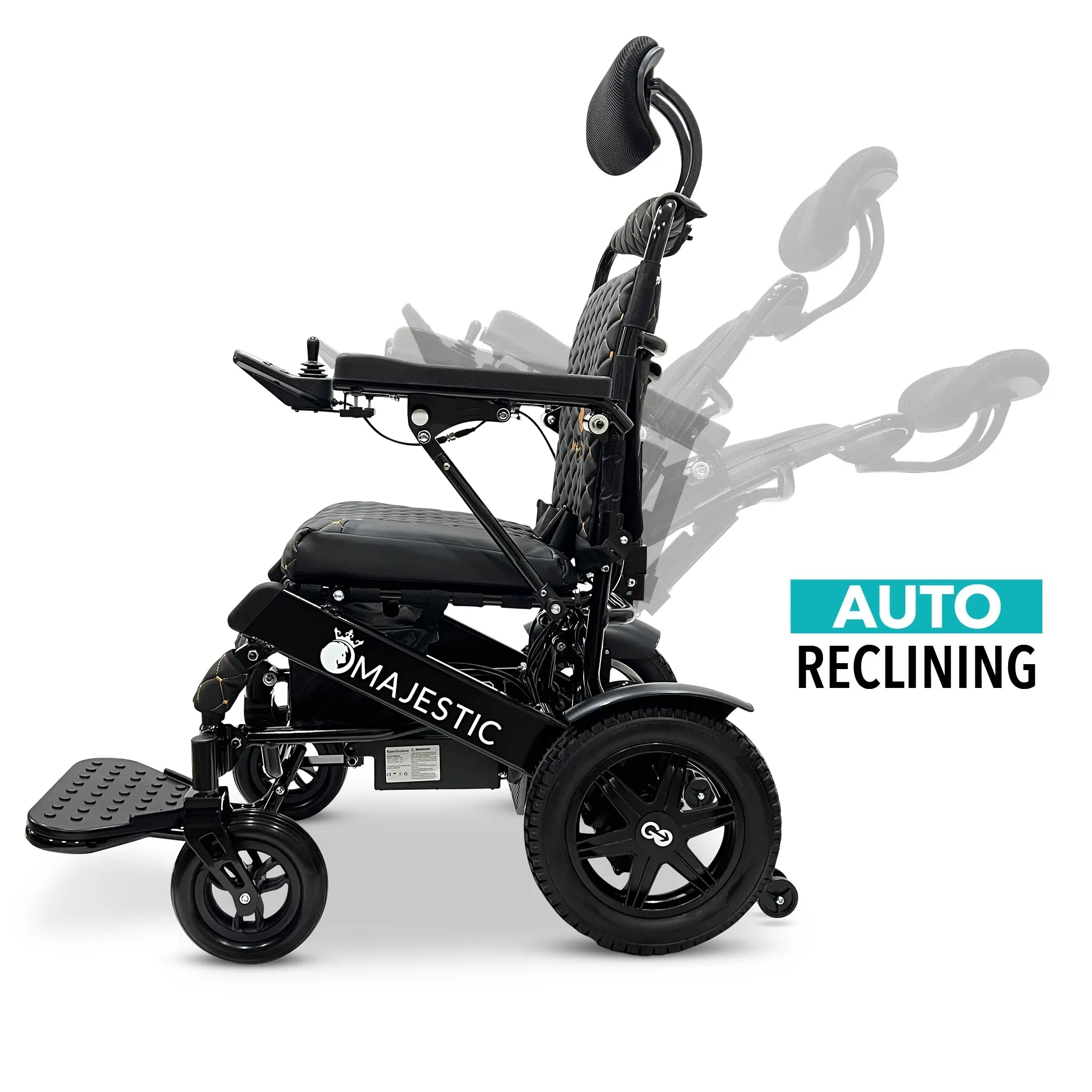 ComfyGo MAJESTIC IQ-9000 AR Auto Recline Electric Wheelchair