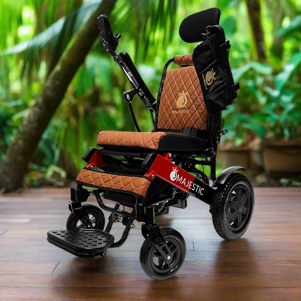 ComfyGo Auto Recline Remote Controlled Electric Wheelchair - MAJESTIC IQ-9000 AR