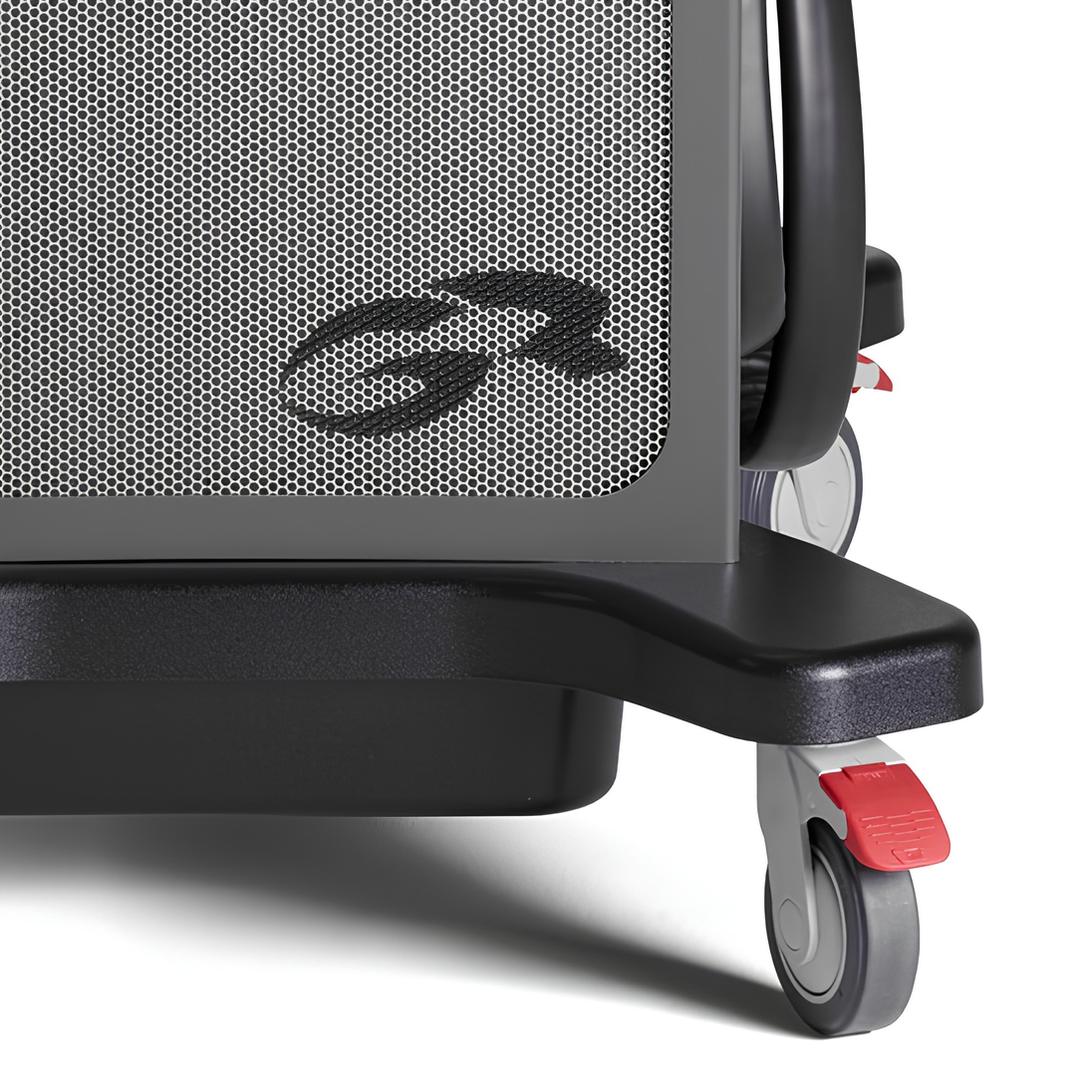 Game Ready Med4 Elite lockable caster wheel and base, close-up