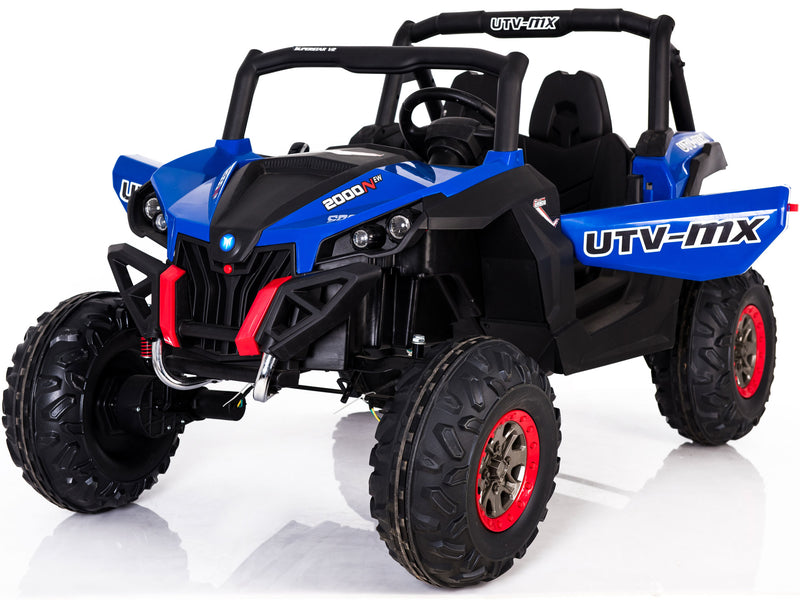 Mini Moto UTV 4x4 12v Ride-On, Blue - MM-603-UTV-12v-Blue