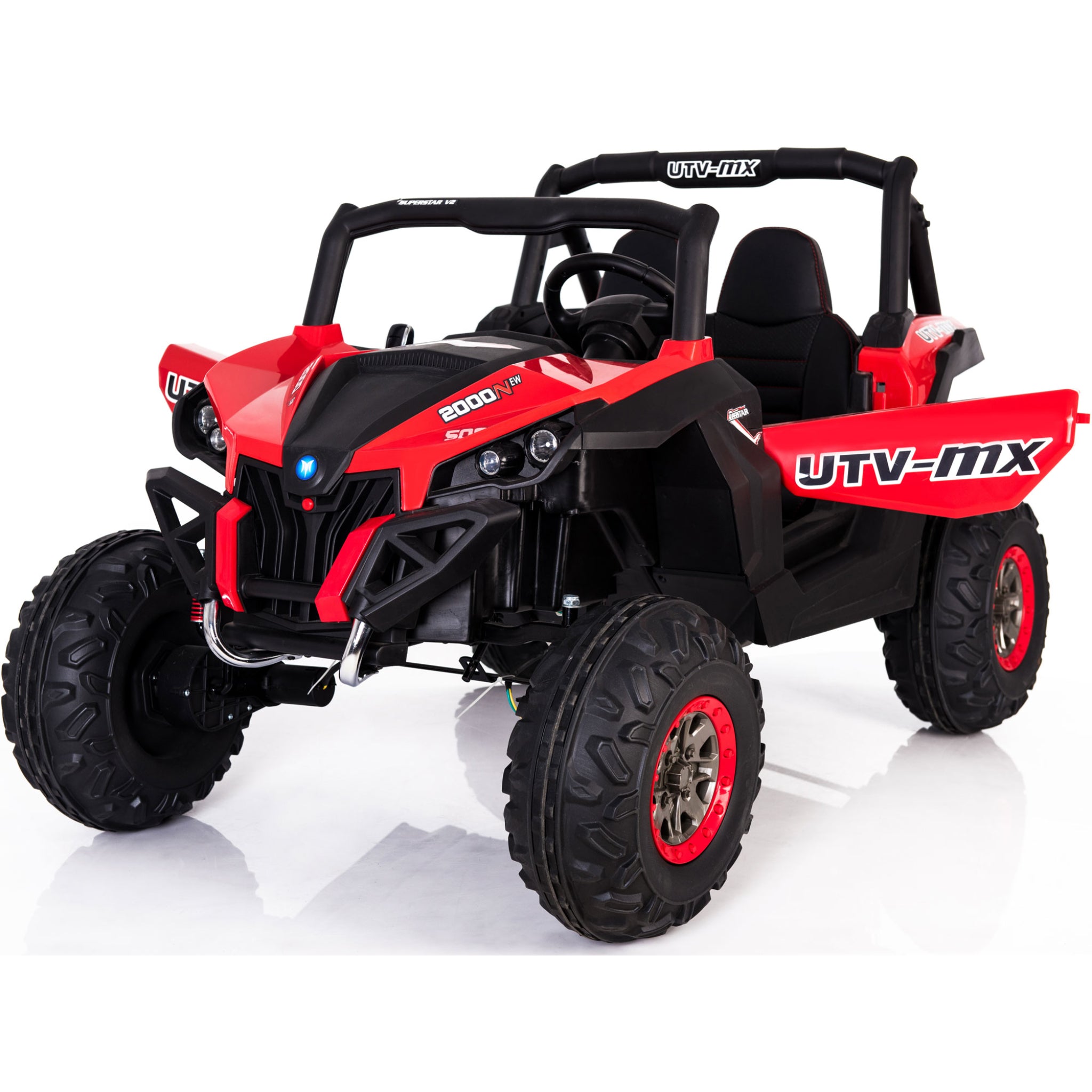 Mini Moto UTV 4x4 12v Ride-On, Red - MM-603-UTV-12v-Red