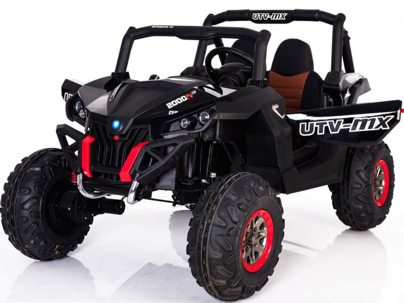 Mini Moto UTV 4x4 12v Ride-On, Black - MM-603-UTV-12v-Black