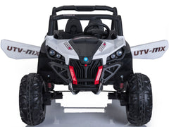 Mini Moto UTV 4x4 12v Ride-On, White - MM-603-UTV-12v-White