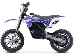 MotoTec 24v 500w Gazella Electric Dirt Bike Blue - MT-Dirt-500_Blue