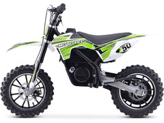 MotoTec 24v 500w Gazella Electric Dirt Bike Green - MT-Dirt-500_Green