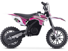 MotoTec 24v 500w Gazella Electric Dirt Bike Purple - MT-Dirt-500_Purple