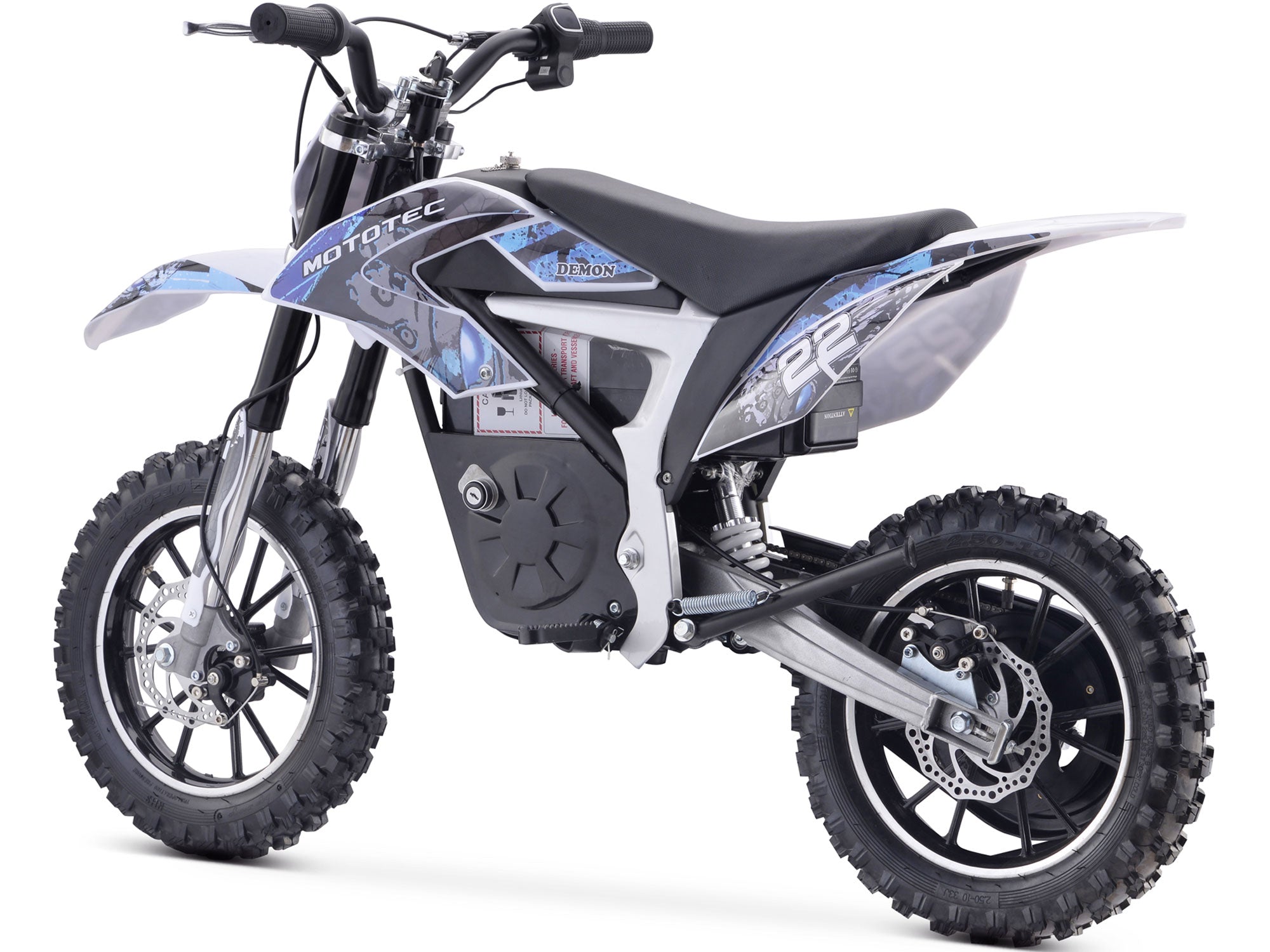 MotoTec 36v 500w Demon Lithium Electric Dirt Bike - MT-Dirt-Lithium