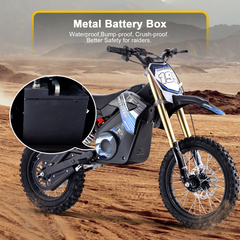 MotoTec 48v Pro Electric Dirt Bike 1800w Lithium, Orange - MT-Dirt-Pro-1800_Orange