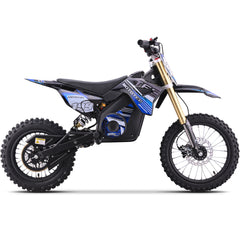MotoTec 48v Pro Electric Dirt Bike 1800w Lithium, Blue - MT-Dirt-Pro-1800_Blue