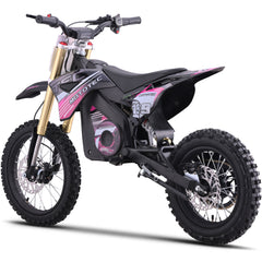 MotoTec 48v Pro Electric Dirt Bike 1800w Lithium, Pink - MT-Dirt-Pro-1800_Pink