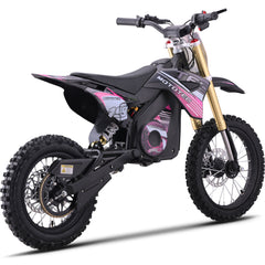 MotoTec 48v Pro Electric Dirt Bike 1800w Lithium, Pink - MT-Dirt-Pro-1800_Pink