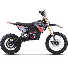 MotoTec 48v Pro Electric Dirt Bike 1800w Lithium, Red - MT-Dirt-Pro-1800_Red