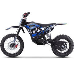 MotoTec 60v Pro Electric Dirt Bike 2000w Lithium, Blue - MT-Dirt-Pro-2000_Blue