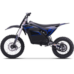 MotoTec 72v Pro Electric Dirt Bike 5000w Lithium, Blue - MT-Dirt-Pro-5000_Blue