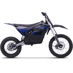 MotoTec 72v Pro Electric Dirt Bike 5000w Lithium, Blue - MT-Dirt-Pro-5000_Blue