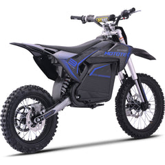 MotoTec 72v Pro Electric Dirt Bike 5000w Lithium, Blue - MT-Dirt-Pro-5000_Blue