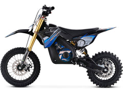 MotoTec 36v Pro Electric Dirt Bike 1200w Lithium, Blue - MT-Dirt-Pro_Blue