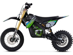 MotoTec 36v Pro Electric Dirt Bike 1200w Lithium, Green - MT-Dirt-Pro_Green