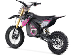 MotoTec 36v Pro Electric Dirt Bike 1200w Lithium, Pink - MT-Dirt-Pro_Pink