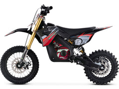 MotoTec 36v Pro Electric Dirt Bike 1200w Lithium, Red - MT-Dirt-Pro_Red