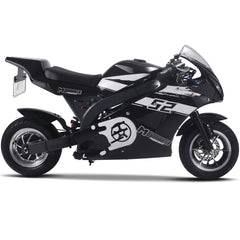 MotoTec 1000w 48v Electric Superbike Black - MT-EP-Super_Black