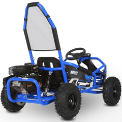 MotoTec Mud Kids Gas Powered 98cc Go Kart, Full Suspension - MT-GK-Mud-98cc