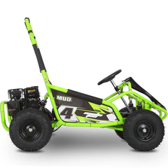 MotoTec Mud Kids Gas Powered 98cc Go Kart, Full Suspension - MT-GK-Mud-98cc