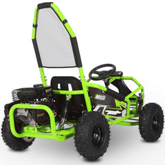 MotoTec Mud Kids Gas Powered 98cc Go Kart, Full Suspension - MT-GK-Mud-98cc