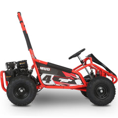 MotoTec Mud Kids Gas Powered 98cc Go Kart, Full Suspension - MT-GK-Mud-98cc