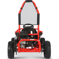 MotoTec Mud Kids Gas Powered 98cc Go Kart, Full Suspension - MT-GK-Mud-98cc