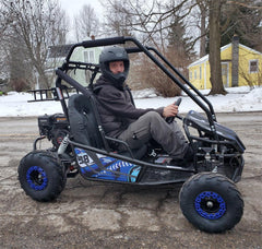 MotoTec Mud XL 212cc 4-stroke 2 Seat Go Kart, Full Suspension - MT-GK-Mud-XL-212cc