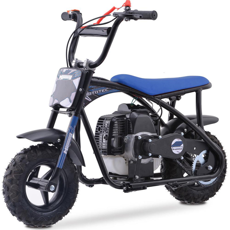 MotoTec Bandit 52cc 2-Stroke Kids Gas Mini Bike - MT-MB-52cc-Bandit