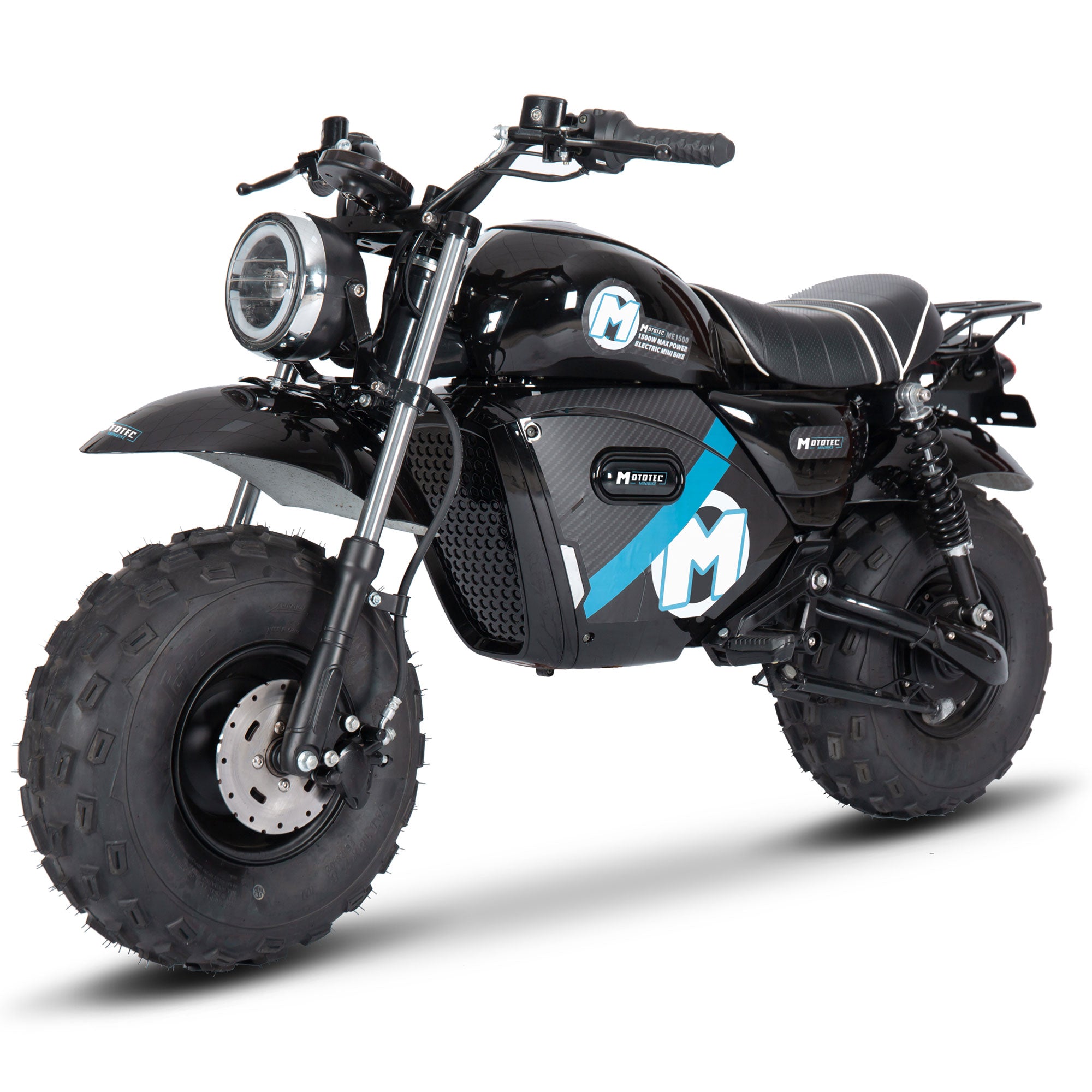 MotoTec 60v 1500w Electric Powered Mini Bike with Lithium Battery - MT-MiniBike-60v-1500w