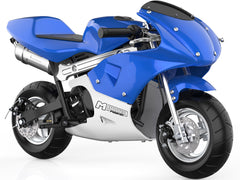MotoTec Phantom Gas Pocket Bike 49cc 2-Stroke - MT-Phantom-49cc