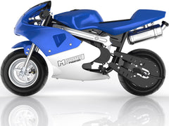 MotoTec Phantom Gas Pocket Bike 49cc 2-Stroke - MT-Phantom-49cc