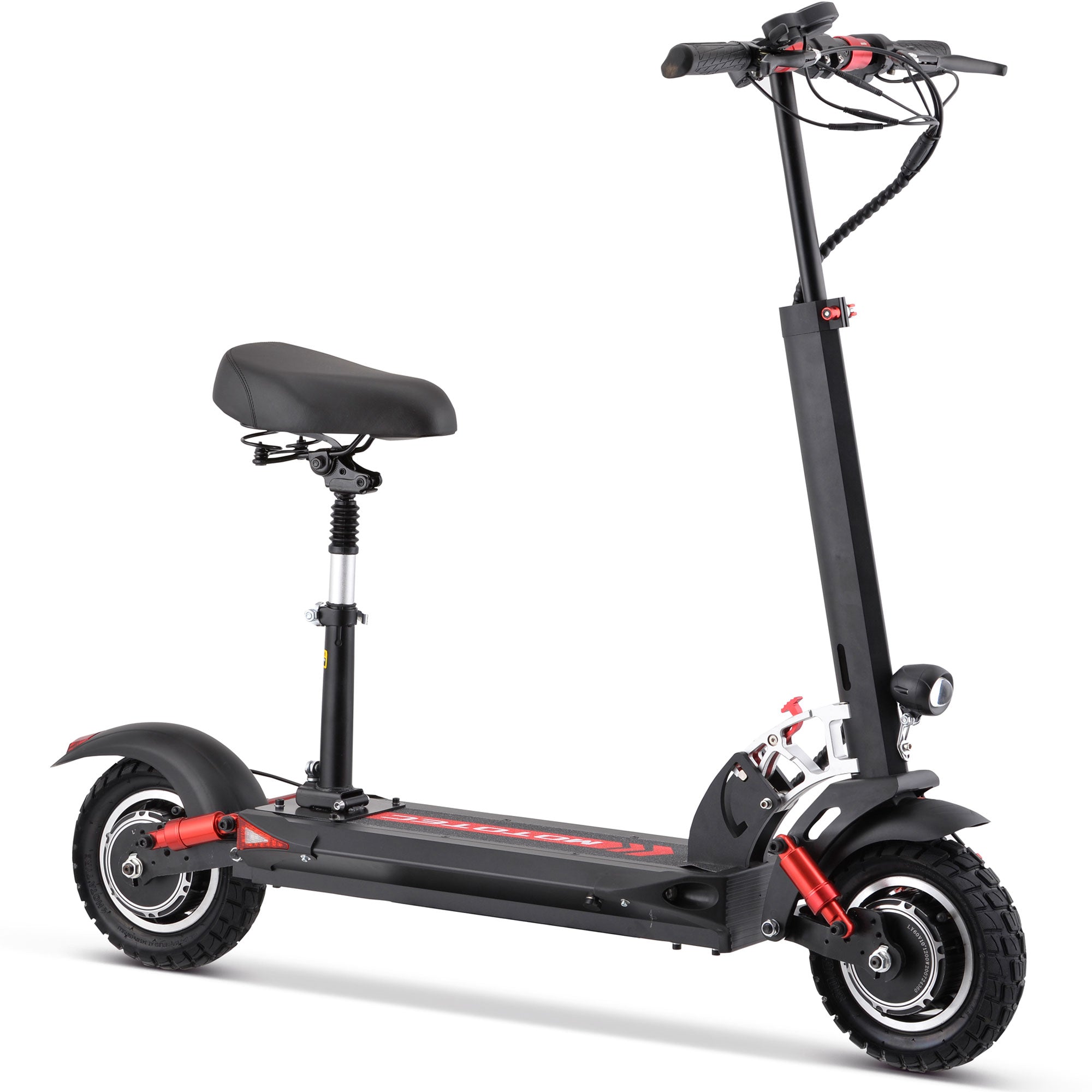 MotoTec Thor 60v 2400w Lithium Electric Scooter, Black - MT-Thor-2400w_Black