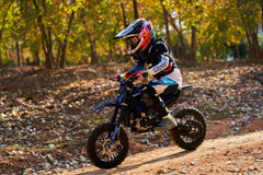 MotoTec Thunder 50cc 2-Stroke Kids Gas Dirt Bike - MT-Thunder-50cc