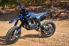 MotoTec Thunder 50cc 2-Stroke Kids Gas Dirt Bike - MT-Thunder-50cc