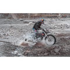MotoTec Venom 72v 12000w 50ah Electric Dirt Bike, White - MT-Venom-72v-12000w_White