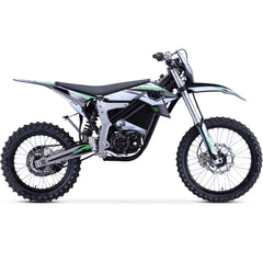 MotoTec Venom 72v 12000w 50ah Electric Dirt Bike, White - MT-Venom-72v-12000w_White