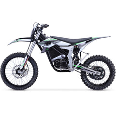 MotoTec Venom 72v 12000w 50ah Electric Dirt Bike, White - MT-Venom-72v-12000w_White
