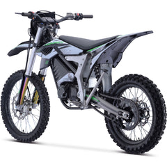 MotoTec Venom 72v 12000w 50ah Electric Dirt Bike, White - MT-Venom-72v-12000w_White