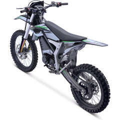 MotoTec Venom 72v 12000w 50ah Electric Dirt Bike, White - MT-Venom-72v-12000w_White