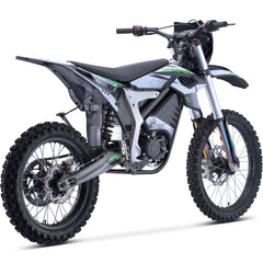 MotoTec Venom 72v 12000w 50ah Electric Dirt Bike, White - MT-Venom-72v-12000w_White