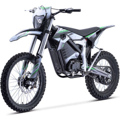 MotoTec Venom 72v 12000w 50ah Electric Dirt Bike, White - MT-Venom-72v-12000w_White