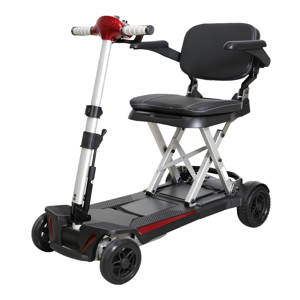 Enhance Mobility MobiFree folding mobility scooter in red